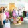 Two people shopping in a boutique