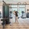 Man working out on machine in gym