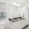 Bathroom with quartz countertops and shower